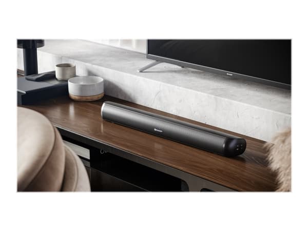 Sharp HT-SB107 - Lydplanke - for TV / skjerm - trådløs - Bluetooth - matt svart