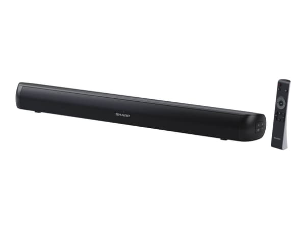Sharp HT-SB107 - Lydplanke - for TV / skjerm - trådløs - Bluetooth - matt svart