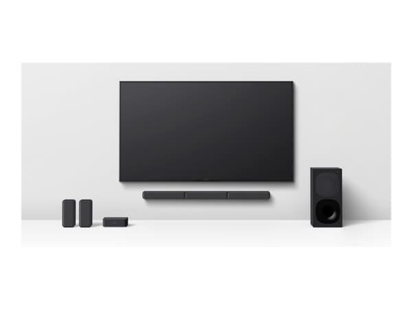 Sony HT-S40R - Lydbarsystem - til hjemmebiograf - 5.1-kanal - trådløs - Bluetooth - 600 Watt (Total)