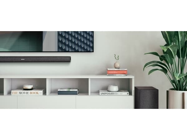 Denon DHT-S416, 2.1 kanaler, Dolby Digital, Sort, Ledning & Trådløs, A2DP, 0,35 W
