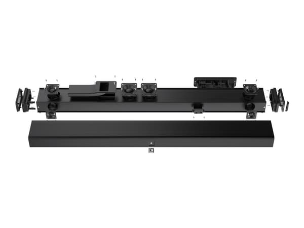 Audac IMEO2 - Lydplanke - 2,1 kanaler - trådløs - Bluetooth - 60 watt - treveis - svart