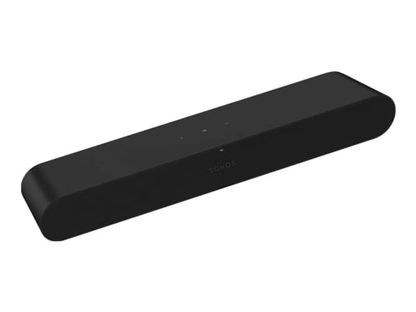 Sonos Ray - Soundbar - trådlös - Ethernet, Fast Ethernet, Wi-Fi - Appkontrollerad - 2-vägs - svart