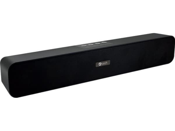 C-TECH SPK-06, 10 W, 10 W, Sort, Ledning & Trådløs, 375 mm, 55 mm