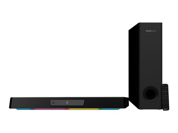 Creative Sound Blaster Katana V2X - Lydplankesystem - for PC - 2,1 kanaler - trådløs - Bluetooth - Appstyrt - USB - 90 watt (Total) - svart