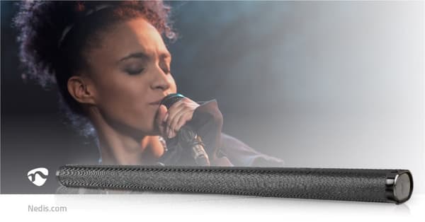 Nedis Soundbar | 2.0 | DSP | 135 W | 1x 3.5 mm / 1x Coax Audio / 1x Optinen / 1x USB | 1x HDMI (tukee ARC) | Bluetooth® | Kiinnitettävä | Musta / Tumm