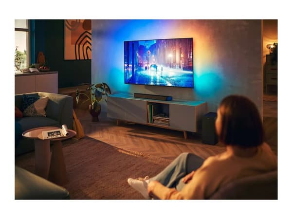 Philips TAB7807/10, 3.1 kanavaa, 650 W, Dolby Atmos, Dolby Digital, Dolby Digital Plus, Dolby TrueHD, 620 W, 10%, 20,3 cm (8")