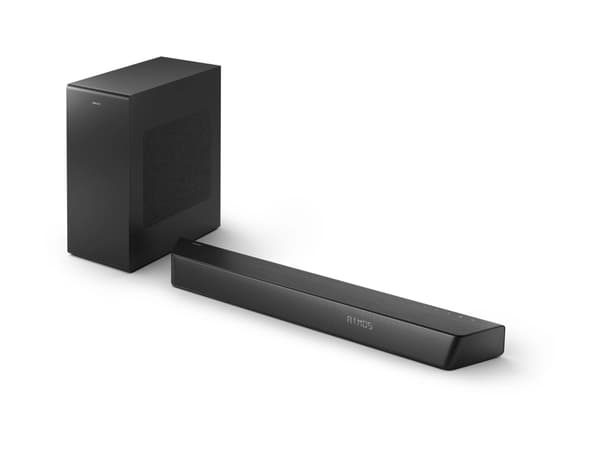 Philips TAB7807/10, 3.1 kanavaa, 650 W, Dolby Atmos, Dolby Digital, Dolby Digital Plus, Dolby TrueHD, 620 W, 10%, 20,3 cm (8")