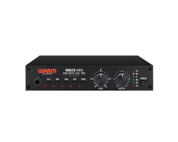 Warm Audio WA12 MKII Black - mikrofonin esivahvistin