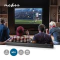 Miniatyrbillede 10 af 11: Nedis Soundbar | 2.0 | DSP Programmer | 40 W | 1 x Optisk / 1x 3.5 mm / 1x Coax Audio / 1x USB | 1x HDMI (with ARC) | Bluetooth® | Kan monteres | Sort