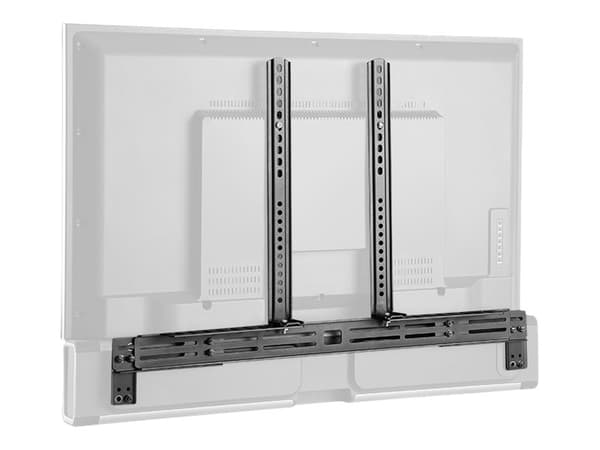 HAGOR LS-1 - Monteringssett (utvidbar lydstangmontering) - for soundbar - svart - skjermstørrelse: 55"-75" - monteringsgrensesnitt: inntil 200 x 600