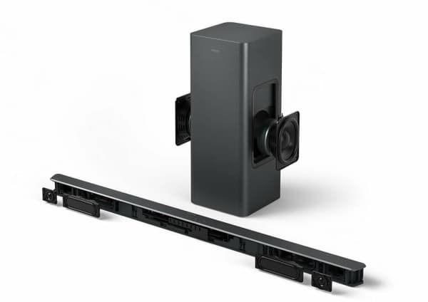 Philips TAB6309 - Soundbar - för tv - 2.1-kanals - trådlös - Bluetooth - 160 Watt (Total) - mörkgrå