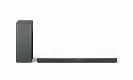 Philips TAB6309 - Soundbar - för tv - 2.1-kanals - trådlös - Bluetooth - 160 Watt (Total) - mörkgrå