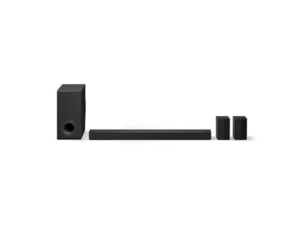 LG 5.1.3 ch 580W Soundbar, 5.1.3 channels, 580 W, DTS Digital Surround, DTS:X, Dolby Atmos, Dolby Digital, Bass Blast, Bass Blast+, 96 kHz, Black