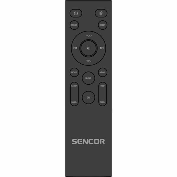 Sound bar Sencor SSB 4450BS Sort Grå 200 W