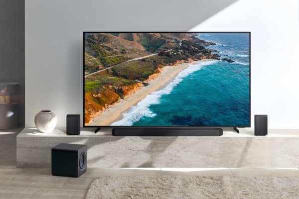 Samsung Q-series HW-Q935GF, 9.1.4 kanaler, DTS Digital Surround, DTS:X, Dolby Atmos, Dolby Digital, Dolby TrueHD, Game Pro, Trådlös, Separat, Svart,