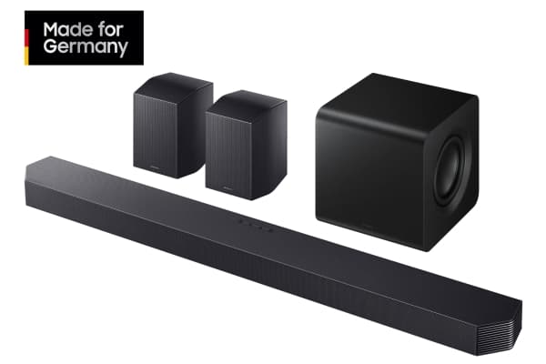 Samsung Q-series HW-Q935GF, 9.1.4 kanaler, DTS Digital Surround, DTS:X, Dolby Atmos, Dolby Digital, Dolby TrueHD, Game Pro, Trådlös, Separat, Svart,