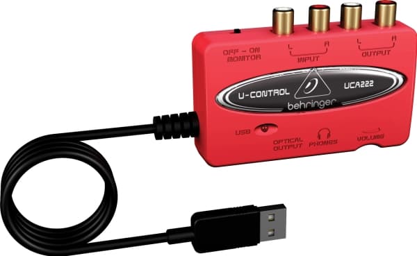 Behringer UCA222, 60 mm, 88 mm, 22 mm, 100 g