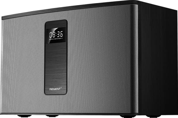 Bluetooth-kaiutin FERGUSON REGENT Power Audio 300BT RGB 2x 30W FM USB AUX DSP Musta