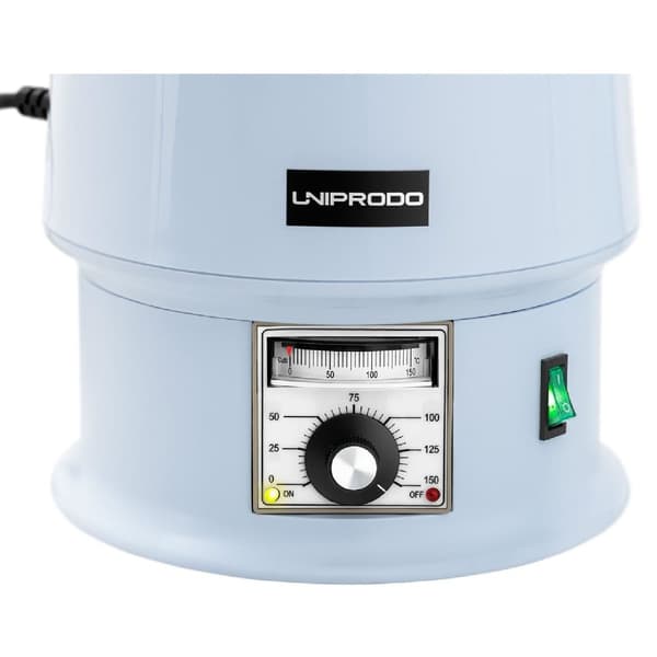 Destillerivanddestiller med temperaturkontrol + glaskande 4 l