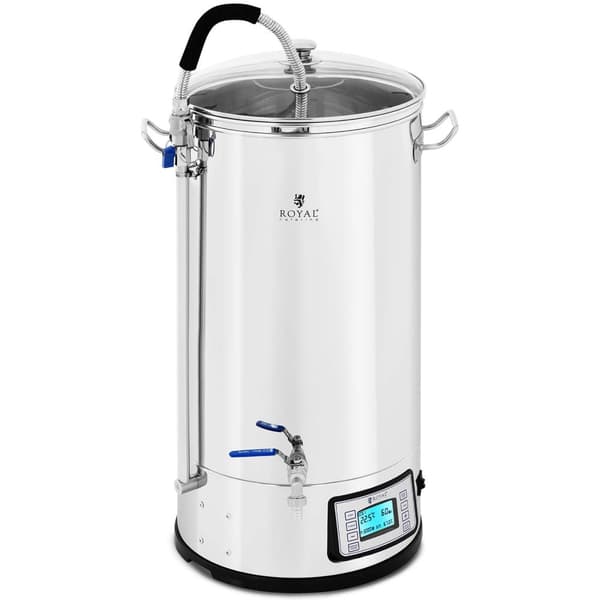 Kahvinkeitin oluen tuotantoon ajastimella ammattimainen ruostumaton teräs LCD 3000 W 50 l