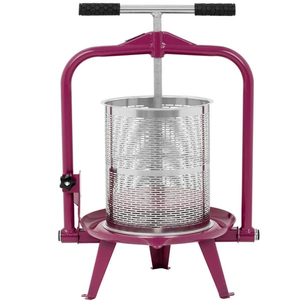 Viinipuristin, runkomehupuristin, ruostumaton teräs, 14L