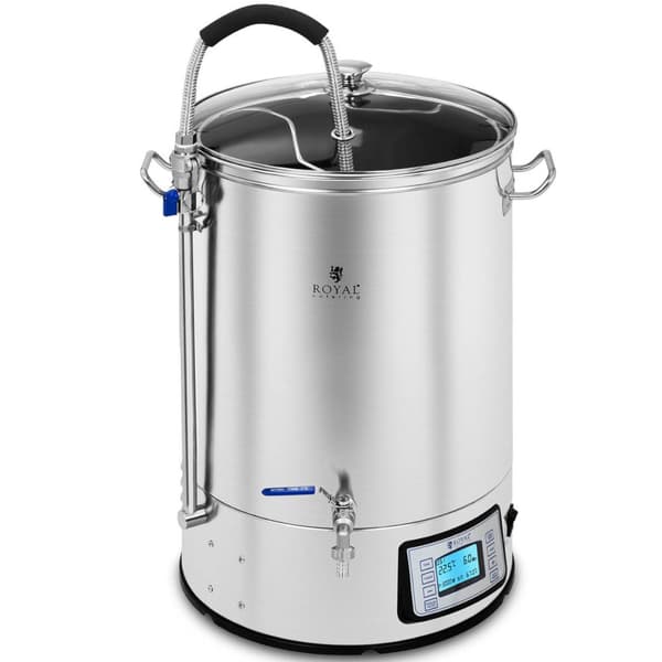 Mash vedenkeitin oluen tuotantoon, ruostumaton teräs 2500W LCD 40L