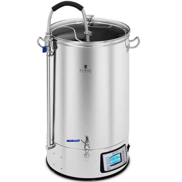 Mash vedenkeitin oluen tuotantoon, ruostumaton teräs 2500W LCD 60L