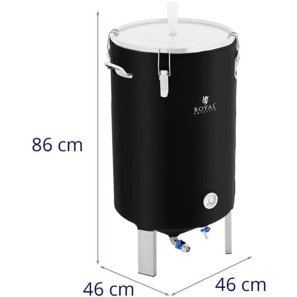 Behållarjäsningspanna öl vinjäsning med isolering 0-40C 70 l