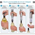 Miniatyrbild 3 av 4: INN® elektrisk korkskruv sommelier designbox lätt att öppna professionell laddningsbas idealisk present trådlös