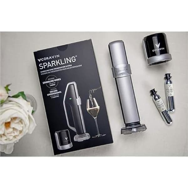 Coravin System för att bevara mousserande vin - Bevarande av vin i 4 veckor - Vinbesparare för mousserande vin -