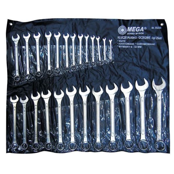 Coffret sommelier - oenologikitt Mega Méga 6-32 mm ringspänningsnycklar 25 delar (35125H)