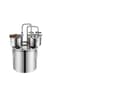 Miniatyrbillede 1 af 2: Alkohol Destillator, Rustfrit Stål, Dobbelt Display Termometer,DTDB-50L-U