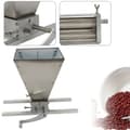 Miniatyrbillede 4 af 4: Manuel Maltmølle Crusher, Holdbare Rustfrit Stål Ruller, Justerbar Mølleafstand,Sølv