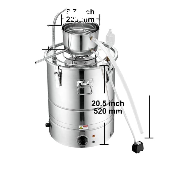 Alkoholipoltin, 2800W Teho, Ruostumaton Teräsrakenteinen,50L