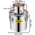 Pikkukuva 2 / 2: Alkoholipoltin, 2800W Teho, Ruostumaton Teräsrakenteinen,3GAL