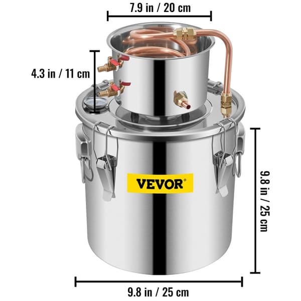 Alkoholipoltin, 2800W Teho, Ruostumaton Teräsrakenteinen,3GAL