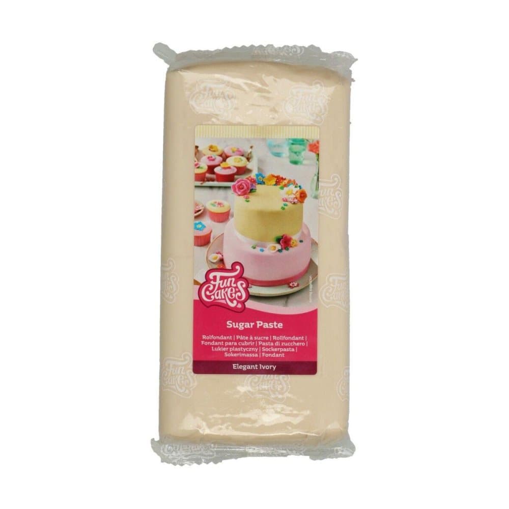 AZO-fri Elegant Ivory Sockerpasta FunCakes 1 kg