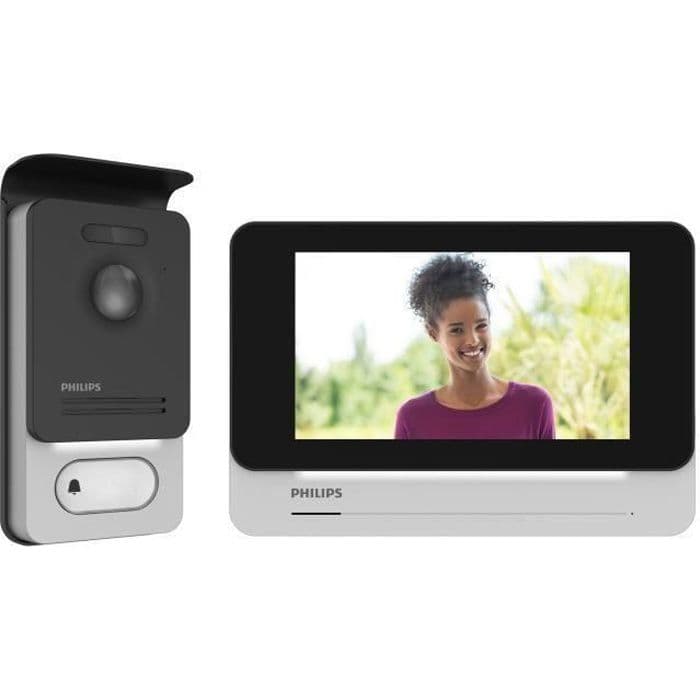PHILIPS 2-johdininen videopuhelin, 7 tuuman erittäin litteä kosketusnäyttö WelcomeEye Touch