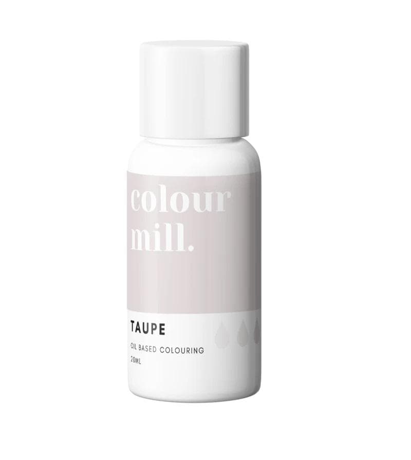 Taupe 20ml Oljebaserad Ätbar Färg Colour Mill