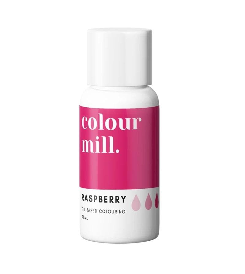 Raspberry 20ml UTAN E171 Oljebaserad Ätbar Färg Colour Mill