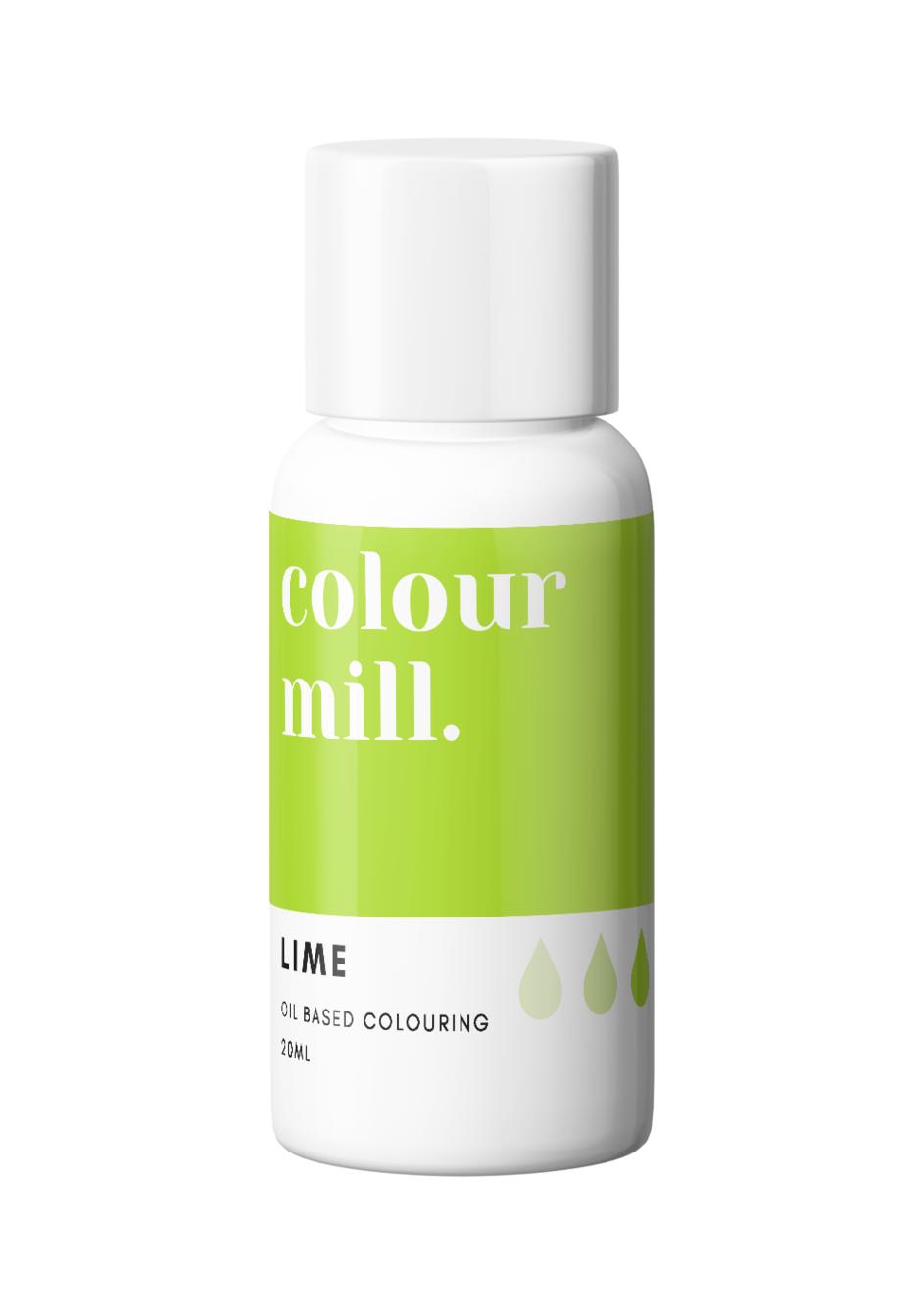 Lime 20ml Oljebaserad Ätbar Färg Colour Mill