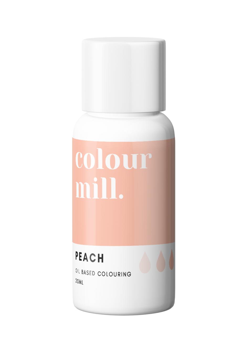 Peach 20ml Oljebaserad Ätbar Färg Colour Mill