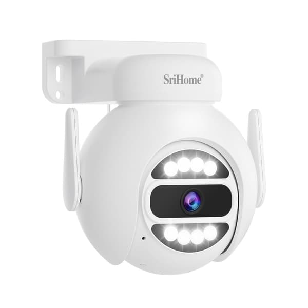 SRIHOME NVS010 1 till 4 Trådlös Touchskärm 5MP HD Övervakningskamera NVR Videoinspelare
