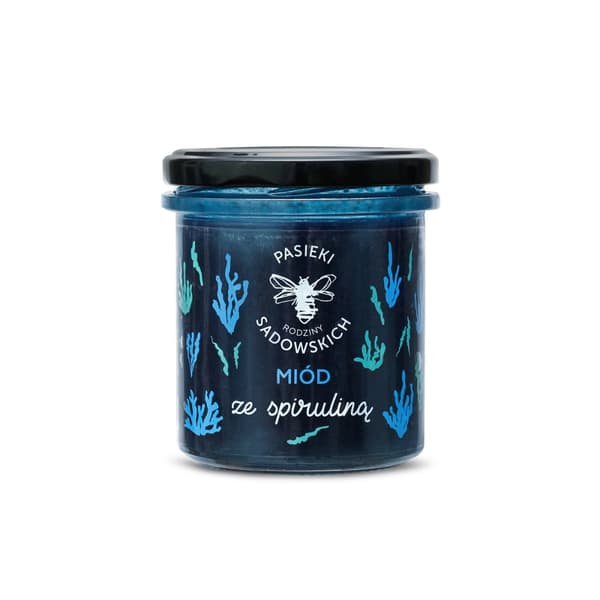 Honning med spirulina - 430 g