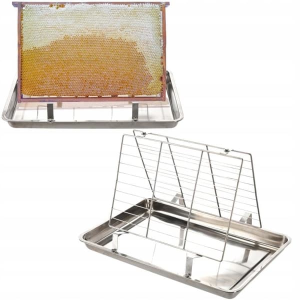 Cook Line - afdækningsbeholder - rustfrit stål - dobbeltsidet - 60x40x5 cm