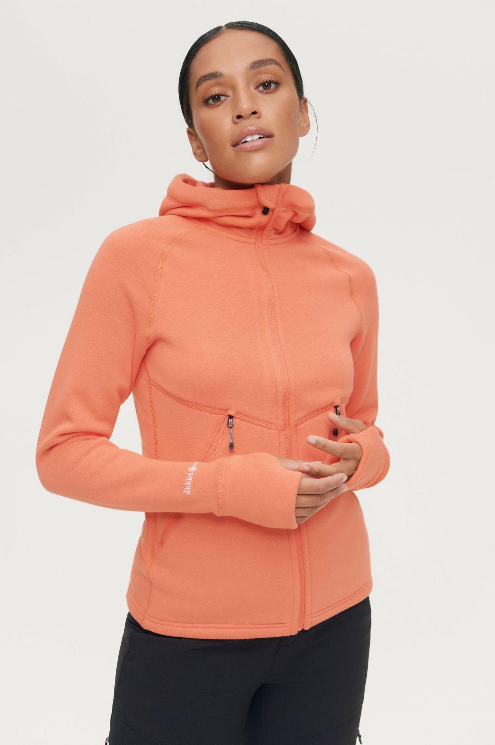 Huvtröja Fleece FZ Hoodie Flatface Tech