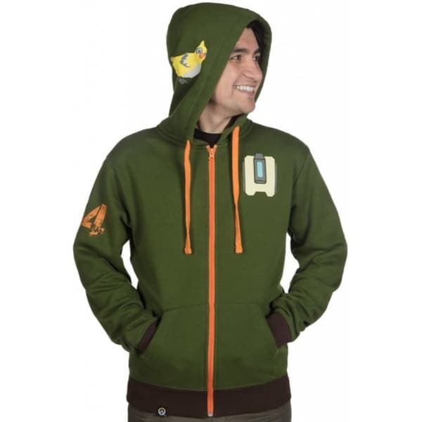 Overwatch Hoodie, Bastion Grön XL