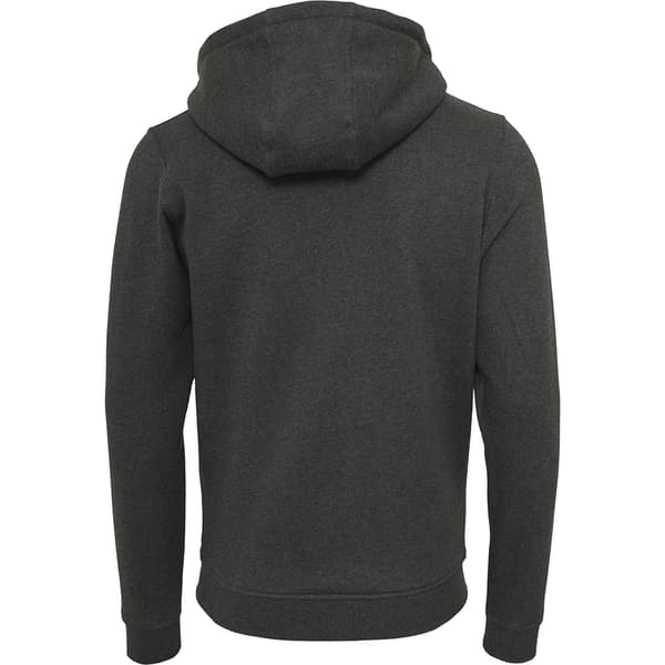 Build Your Brand Mens Heavy Zip Up Hoodie