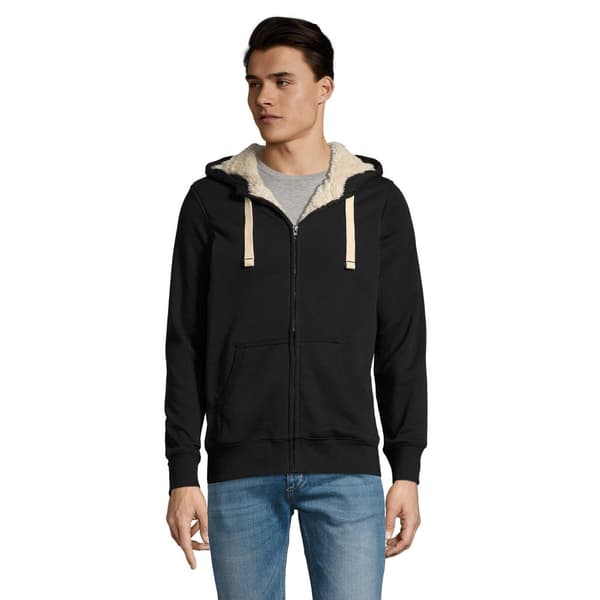 SOLS Sherpa Unisex Zip-Up Hooded Sweatshirt / Hoodie