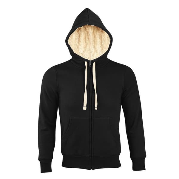 SOLS Sherpa Unisex Zip-Up Hooded Sweatshirt / Hoodie